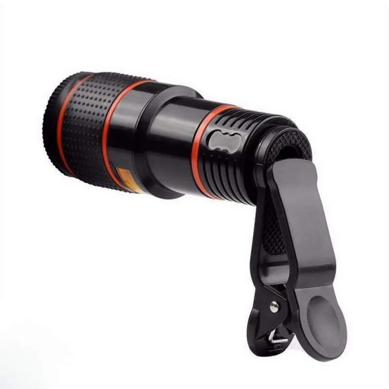 8x Zoom Mobile Camera Clip Lens (5) zoom-telescope-lens