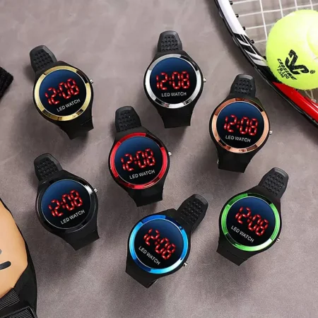 LED Sports Wrist Watch (Random Color)
