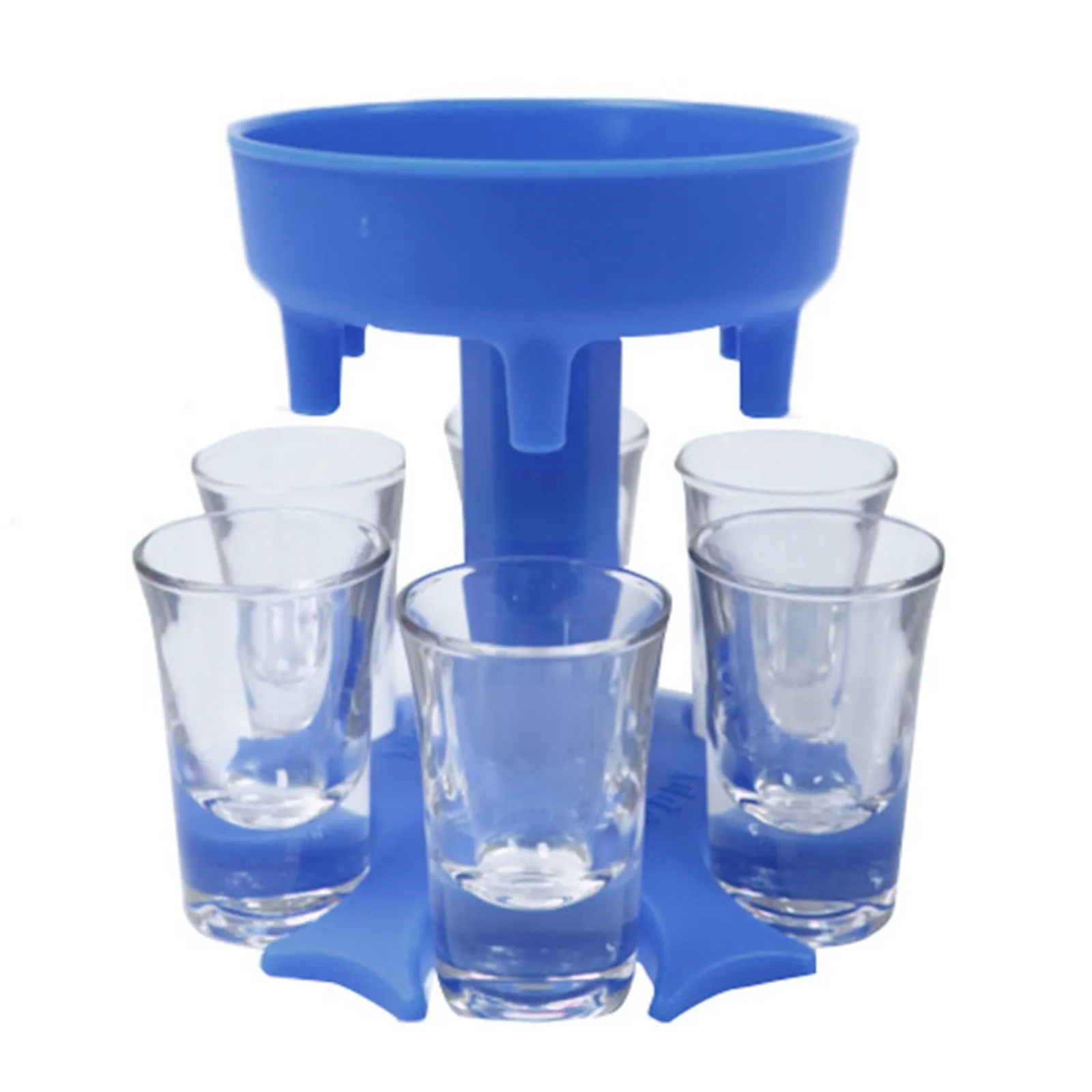 6 Glass Dispenser And Holder