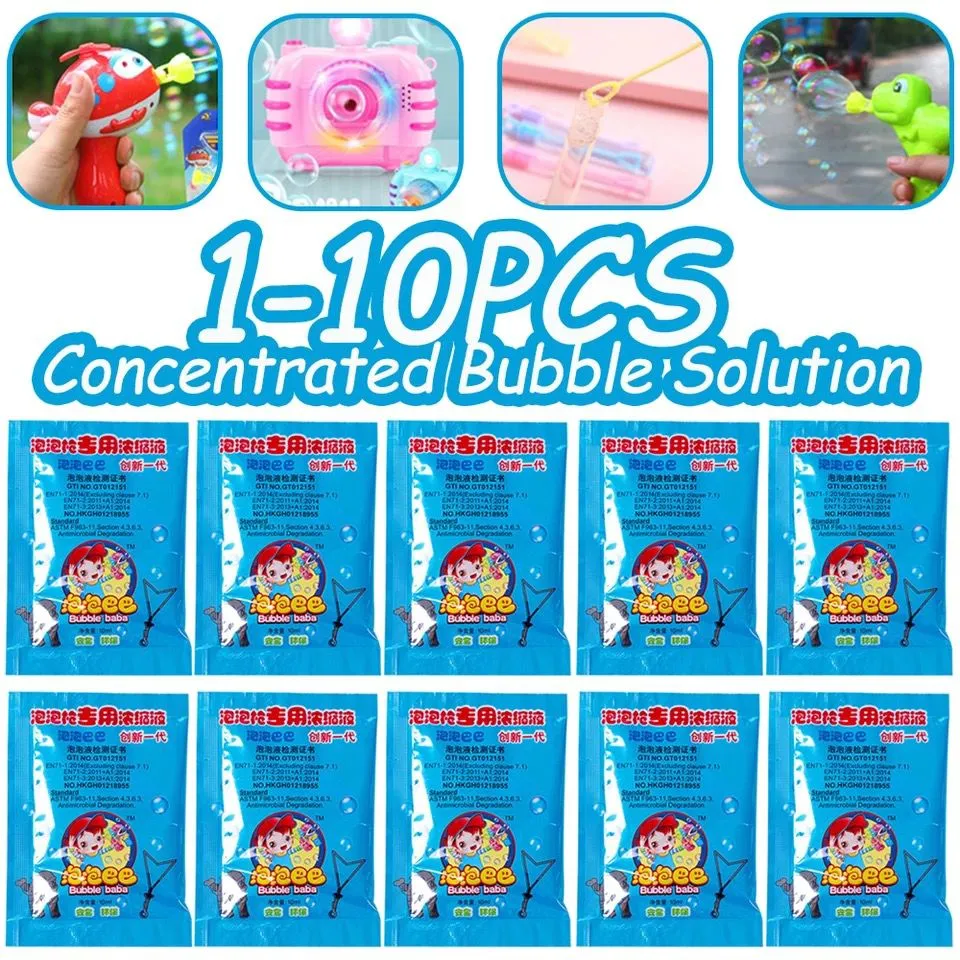 10pcs Bubble Liquid Pouch