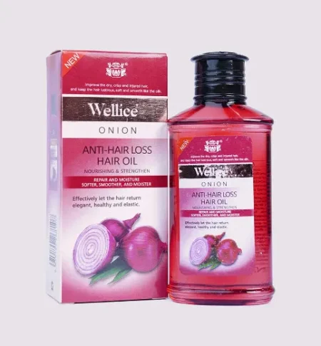 Wellice Onion Anti Hair Loss oil-Repair Damaged Hair Organic Shampoo-Oil 150g