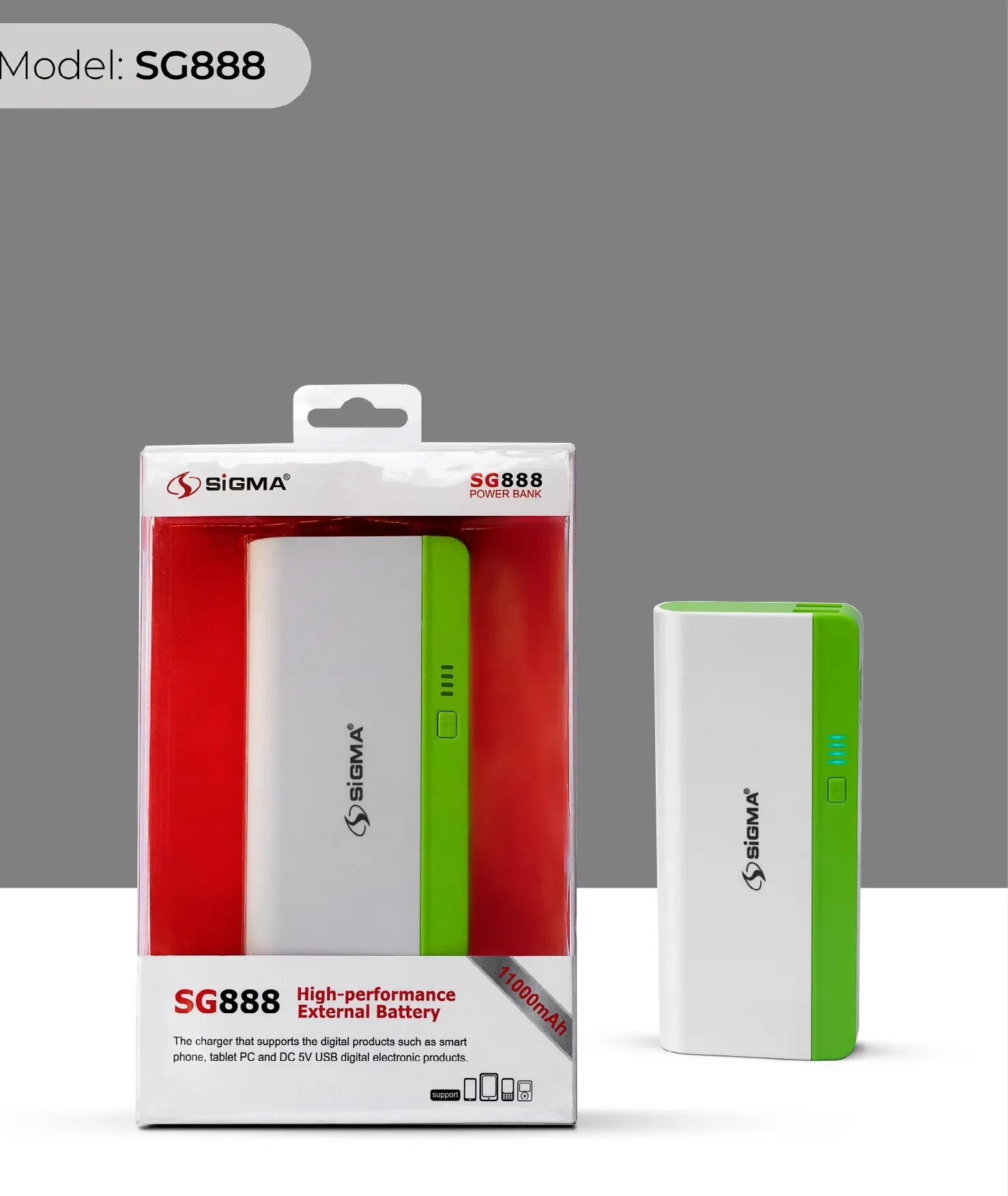 Sigma - Power Bank - 11000mAH - SG-888