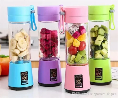 (30 Pcs Ctn) Portable Juicer Blender - Random Colors