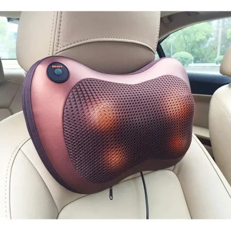 (24 Pcs Ctn) Massager Neck Car Home Cervical Massage Neck Back Waist Body Electric Multifunctional Massage Pillow Arm Foot Infrared Heated