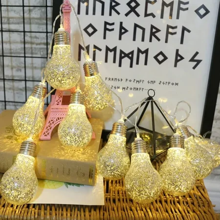Golden Bulb Fairy Light