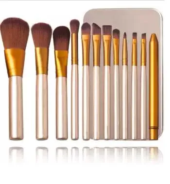12 Pcs Professional Makeup Brush Cosmetic Beauty Make Up Brush Set