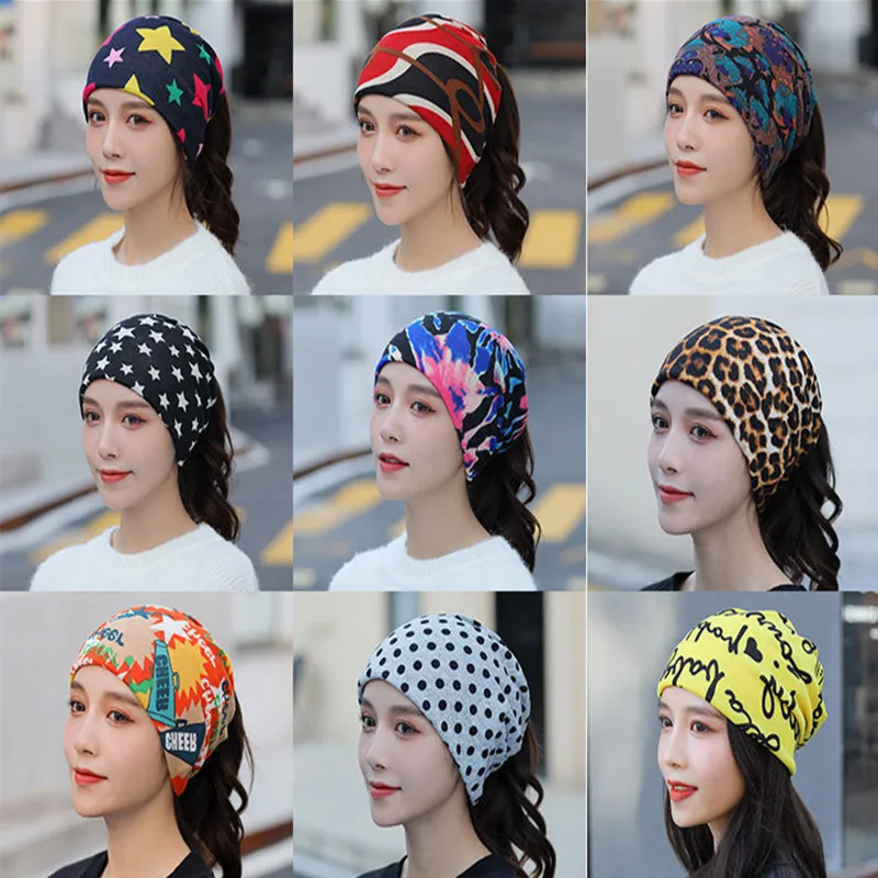 Women Winter Scarf Students Knitted Scarves Neck Shawl Snood Warp Collar Warm Winter Warm Cuff Cap (Random Color/Design)