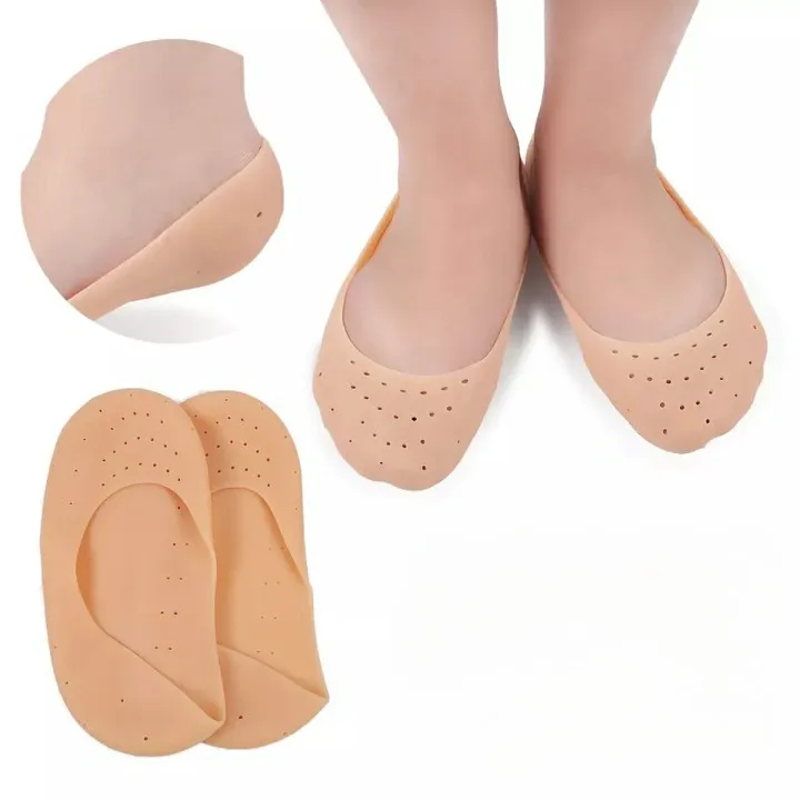 Heel Pain Anti Crack Silicone Care Set Anti Crack Full Length Socks - Pair (With Box)