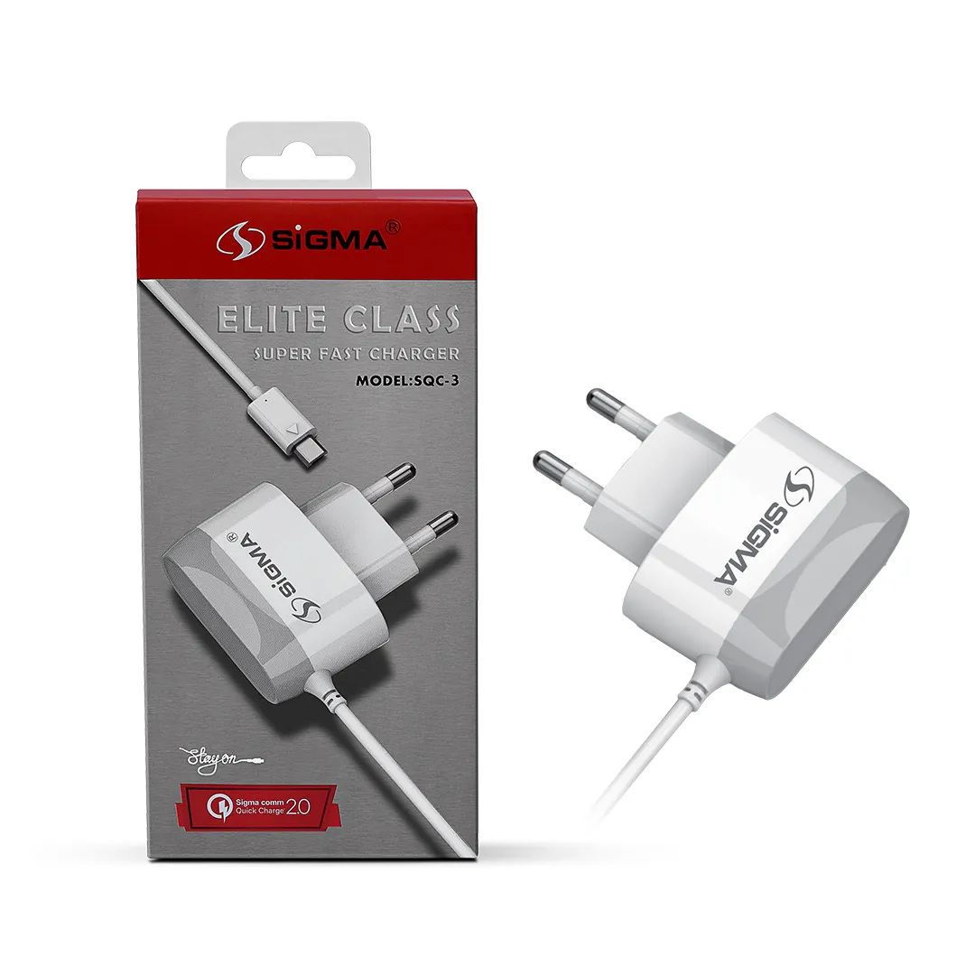 SIGMA - ELITE CLASS QC2.0 SUPER FAST CHARGER – SQC-3