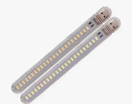 (100 Pcs Ctn) Portable Mini Night Light USB For Reading Table Foldable
