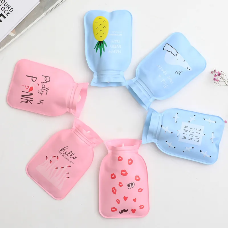 Hot Water Bottle Cute Plants Animals Hot Water Sack Winter Water Bag (Random Color & Design)