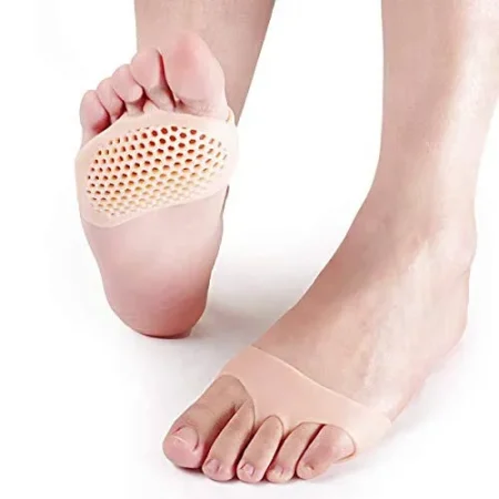 Silicon Pair Front Foot Gel Pad For Warts Night & Pain Relief