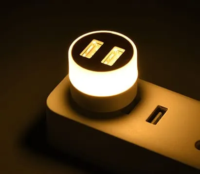 USB Night Light Bedroom Bedside Night Light Power Bank Power Outage Emergency Light