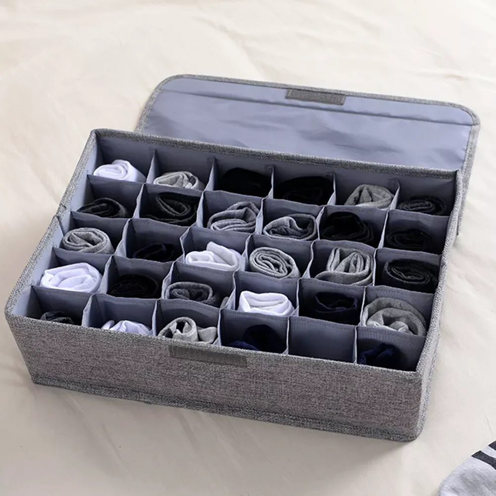 Plastic Drawer Organizers Underwear Storage Drawer Organizer Drawer Divider Closet for Socks Clothes Storage Case