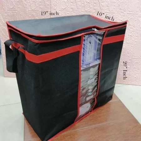 80 GSM Improved Quality LARGE Storage Bags Organizers Portable Bamboo Charcoal Clothes Blanket Large Folding Bag Non Woven Storage Boxes Top Sky DOUBLE ZIPPER Organizer