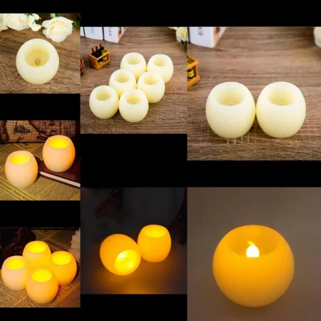 Battery Operated LED Flameless Flickering Flashing Tea Light Candle