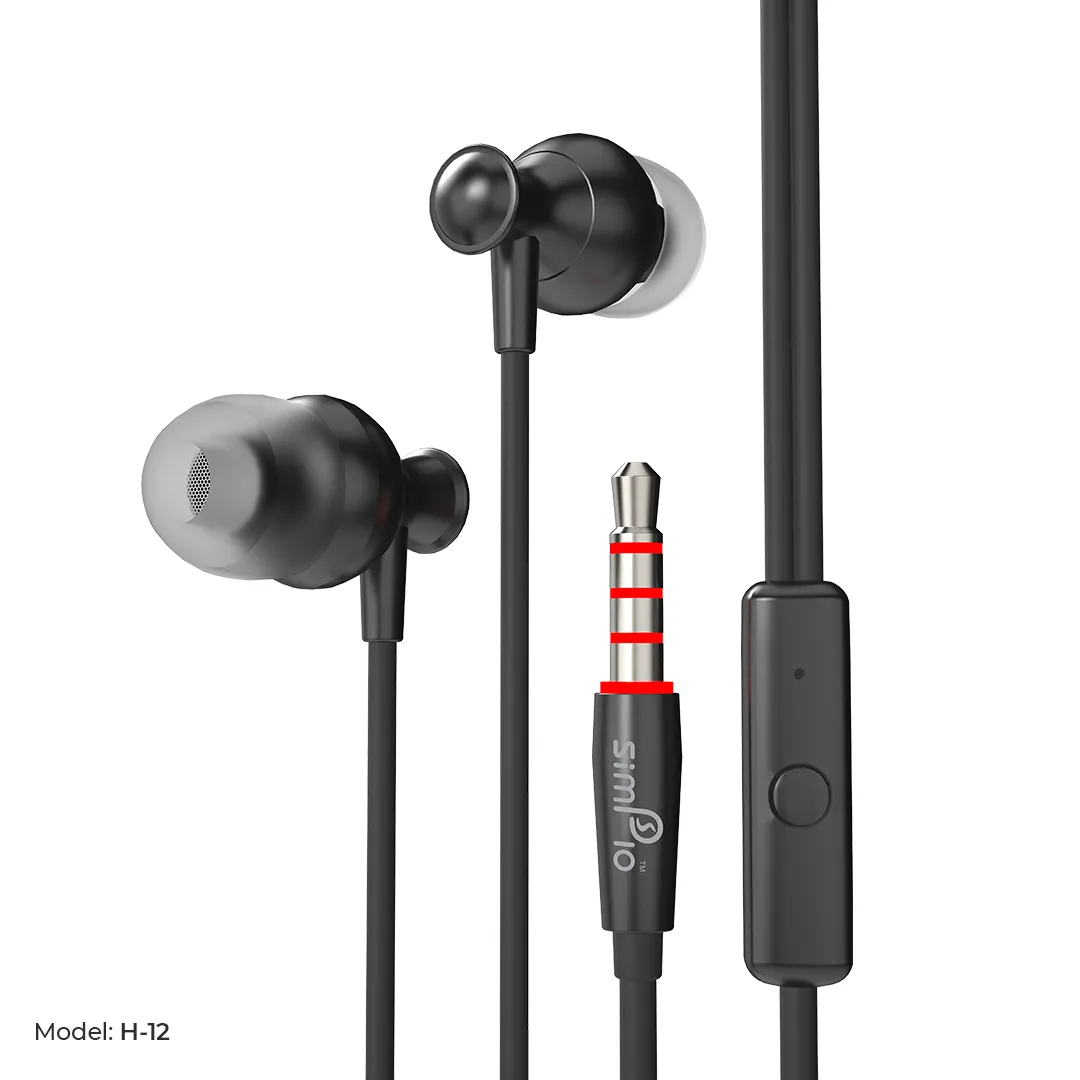 EARPHONES HIGH QUALITY SOUND (H-12)