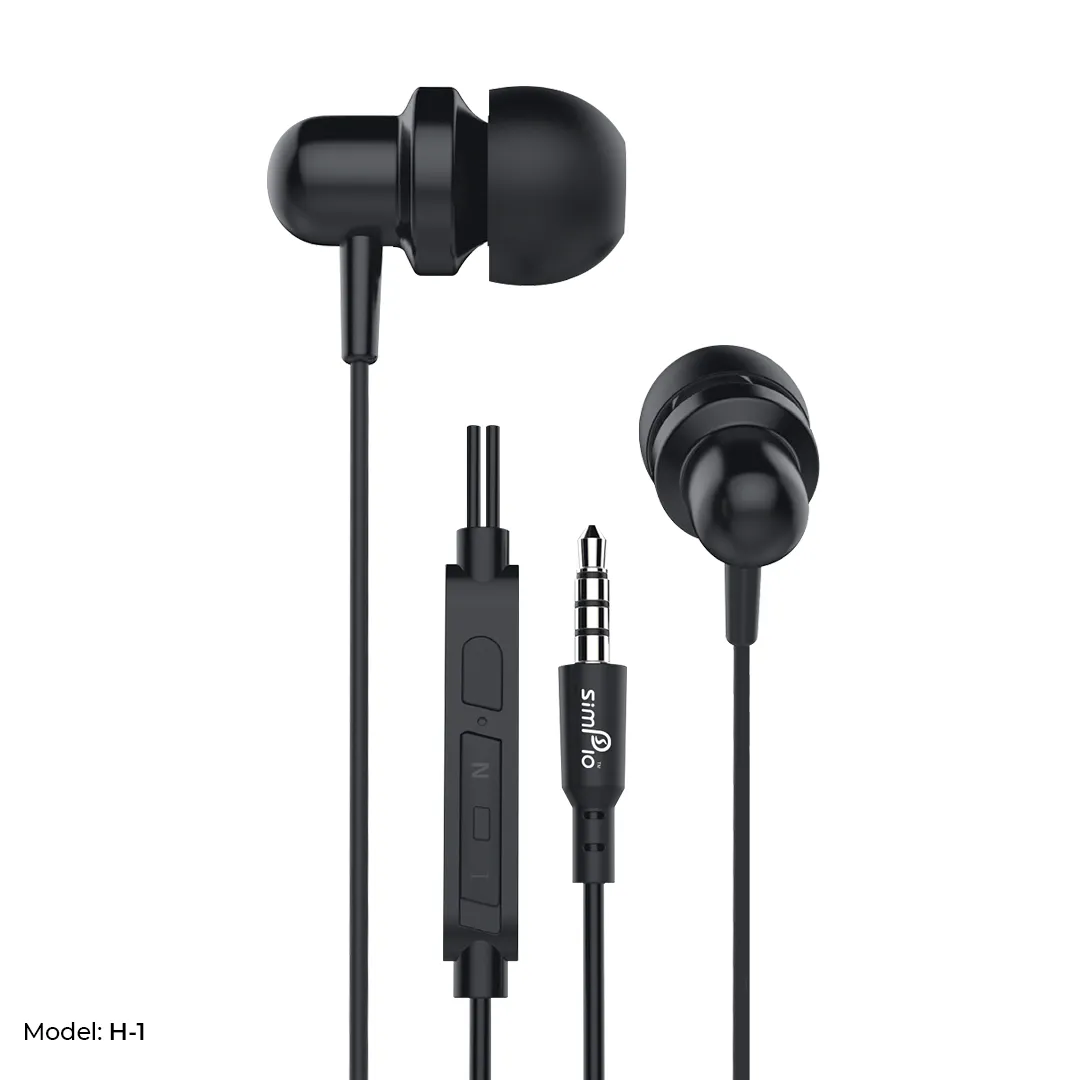 EARPHONES HIGH QUALITY SOUND (H-1)