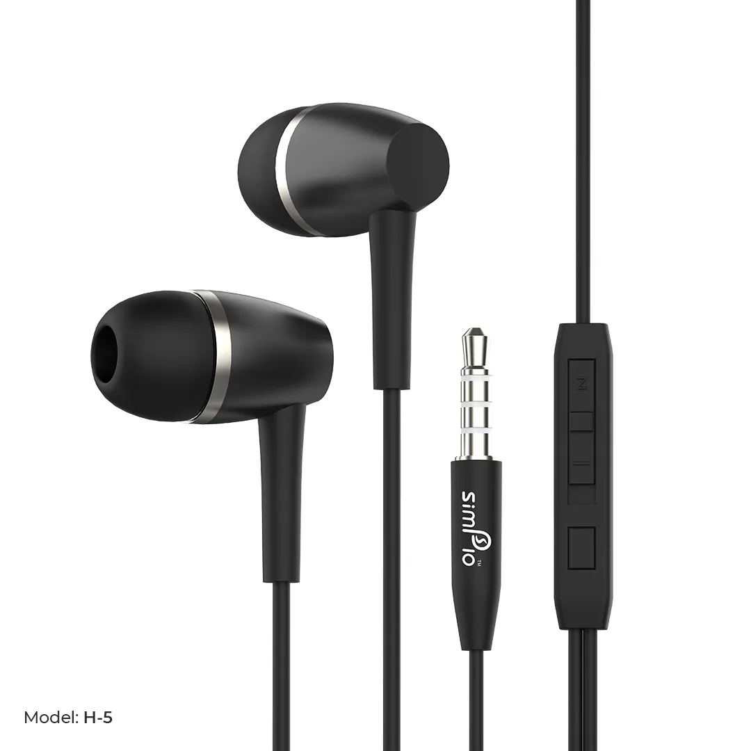 EARPHONES HIGH QUALITY SOUND (H-5)
