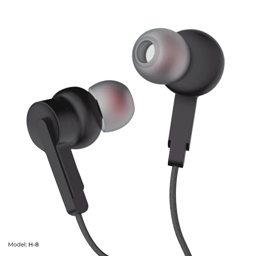 EARPHONES HIGH QUALITY SOUND (H-8)