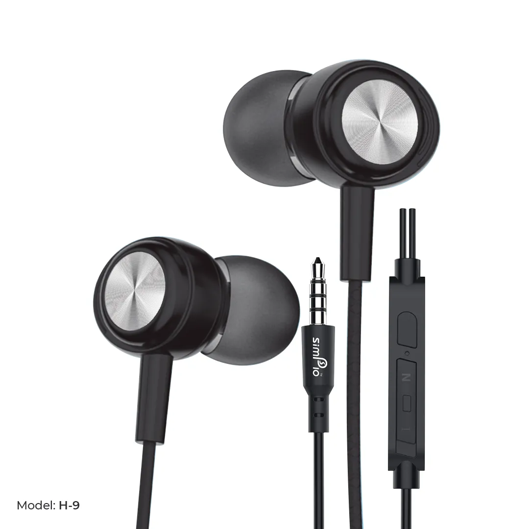 EARPHONES HIGH QUALITY SOUND (H-9)
