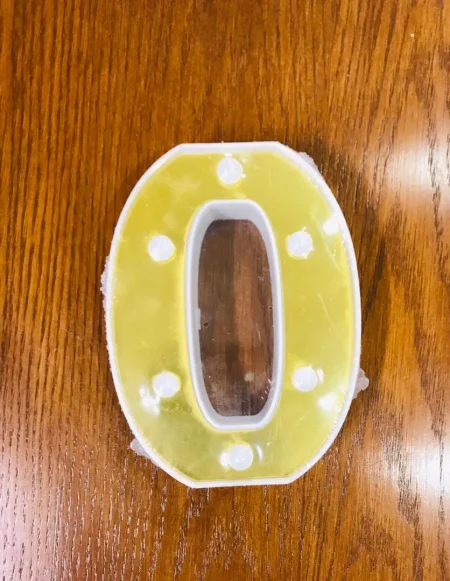 LED Alphabet letter "O" Light Up Marquee Letters for Night Light Wedding Birthday Party 