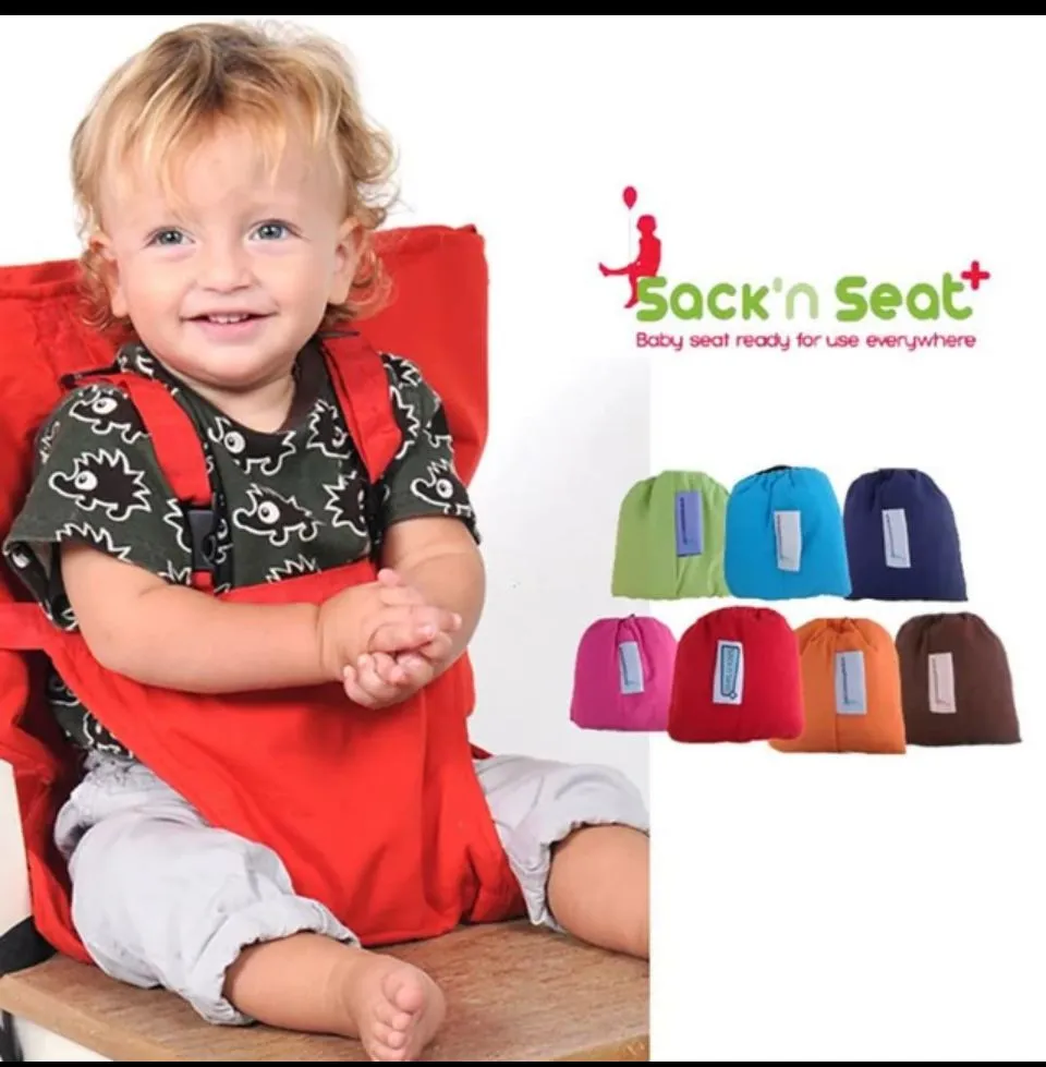 Sack’n Seat The Pocketable Portable Highchair (Random Colors)