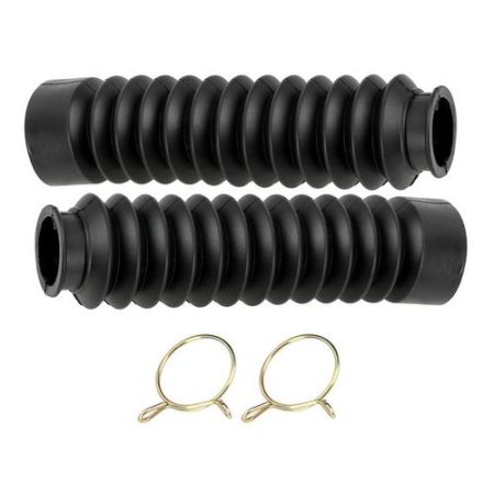 2 Pcs Motorcycle Front Fork Cover Gaiters Gators Boot Shock Protector Dust Guard