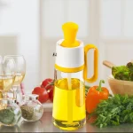 2 In 1 Glass Olive Oil Dispenser Liquid Seasoning Bottle With Silicone Brush BBQ Brush Oil Dropper Bottle Kitchen Accessories