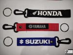 KEY RING WITH SUZUKI , HONDA , YAMAHA LOGO - Bike Keychain