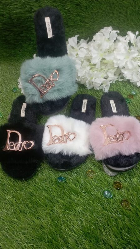 Dear Fur Sliders For Women’s Dior Style