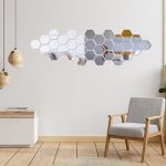 hexagon-shape-acrylic-mirror-wall-stickers-12-pcs-set – 1